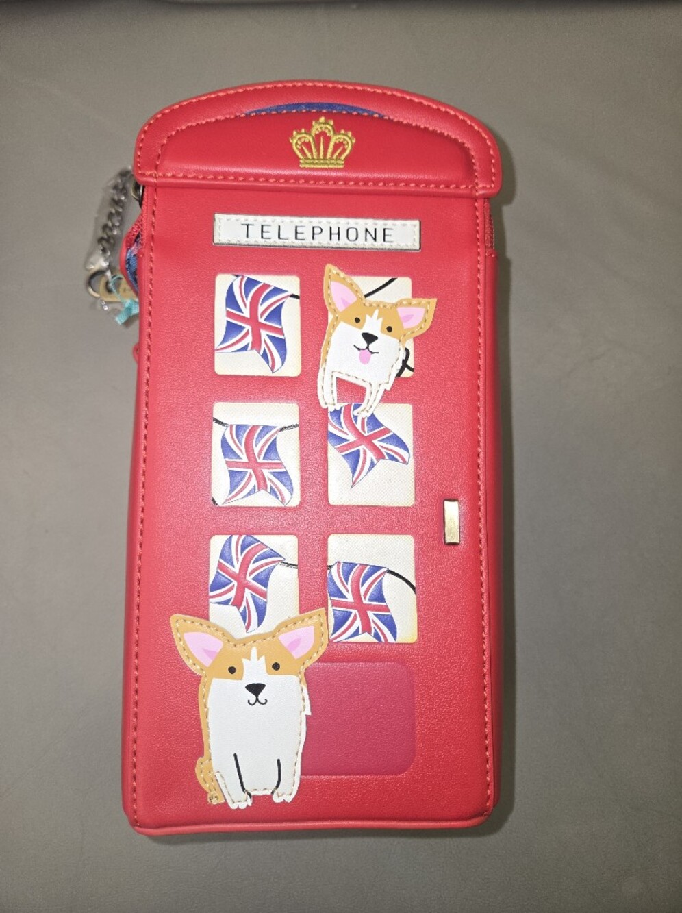 NWT Vendula London Cats And Corgis Telephone Box Crossbody Bag - Picture 2 of 10